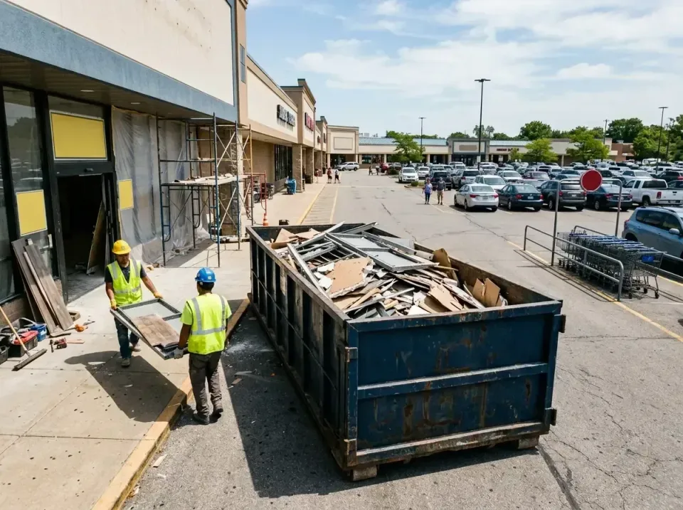 retail-store-renovation-debris-003 — frequently asked questions, Roll-off Dumpster Rentals in Marlow Heights, MD